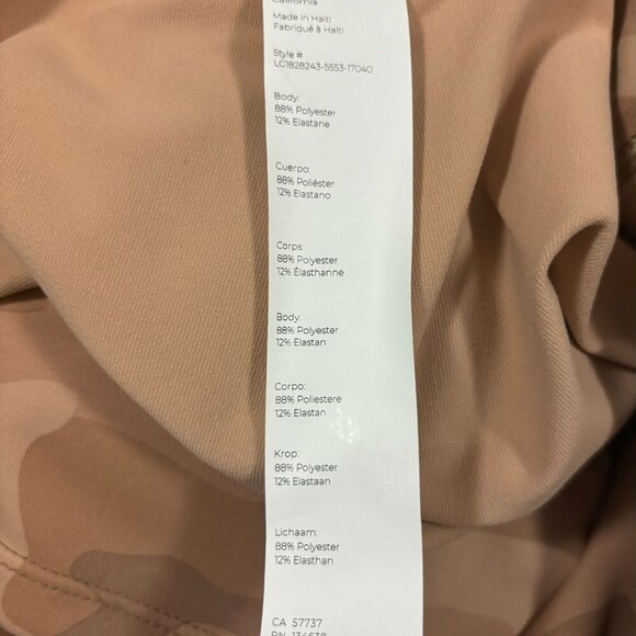 Fabletics Define High-Waisted 7/8 Leggings Medium Camo - Picture 8 of 8